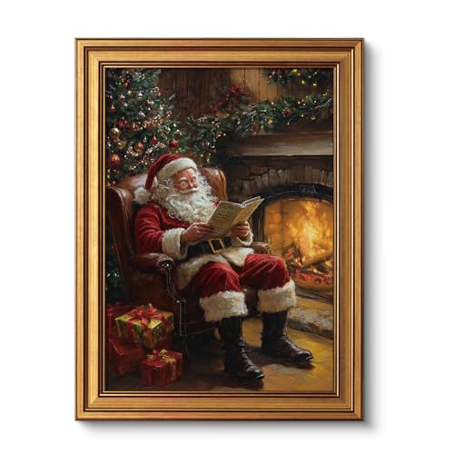 Vintage Gold Framed Wall Art for Living Room