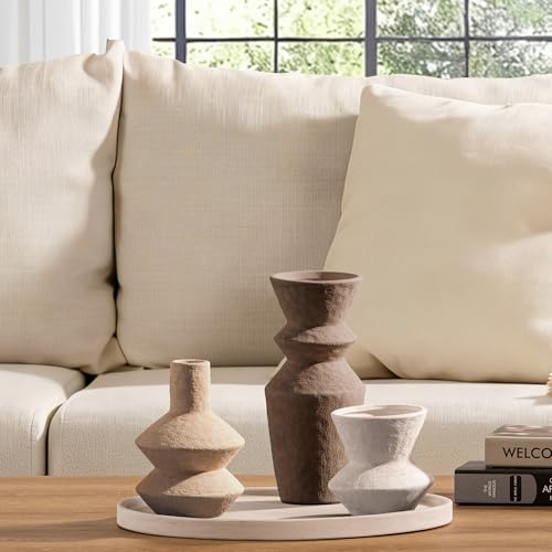 Ceramic Vase Home Table Decor (3 Count)