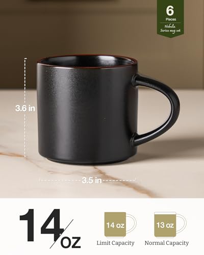 Coffee Mugs Set of 6
