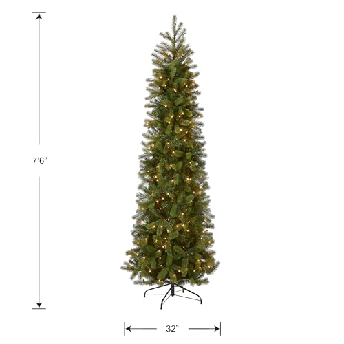 7.5ft Pre Lit Downswept Douglas Fir Christmas Tree