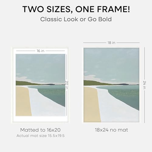 18x24 White Oak Poster Frame