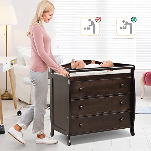 3 Drawer Changing Table