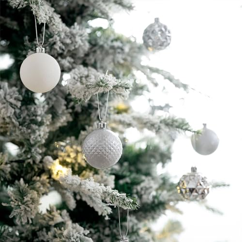 50ct Christmas Tree Decorations Ball Ornaments 2.36 Inches (50 Count)