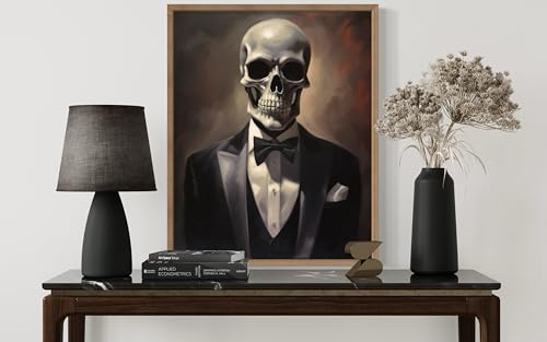 Skull Portrait Poster Art Print