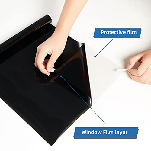 One Way Window Privacy Film with Tools (19.175 Sq Ft)