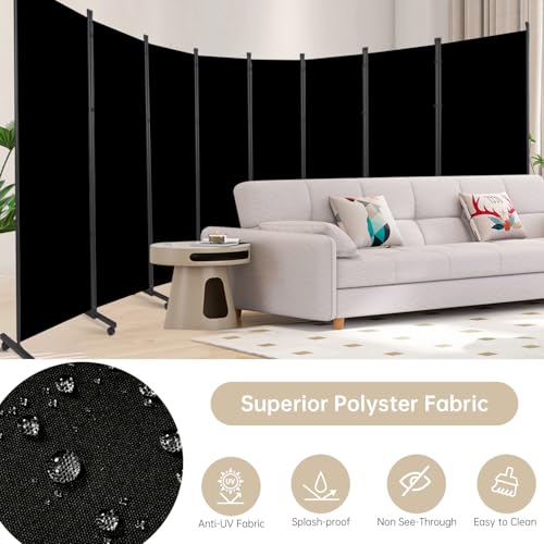 Room Divider Large 8 Panel Privacy Screen