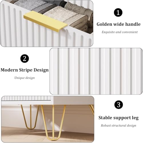 3 Drawer Nightstand Set of 2
