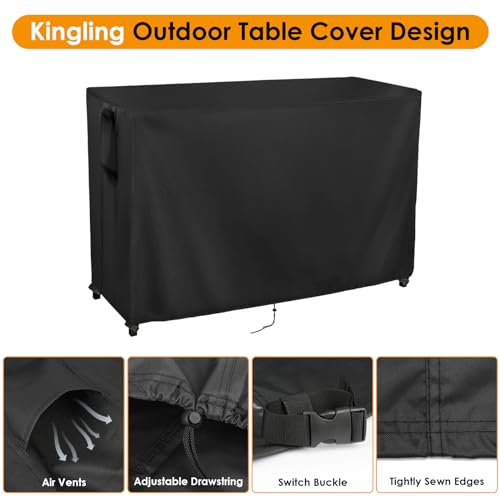 Outdoor Table Cover Waterproof for Bar Table 72''L x 29''W x 44''H