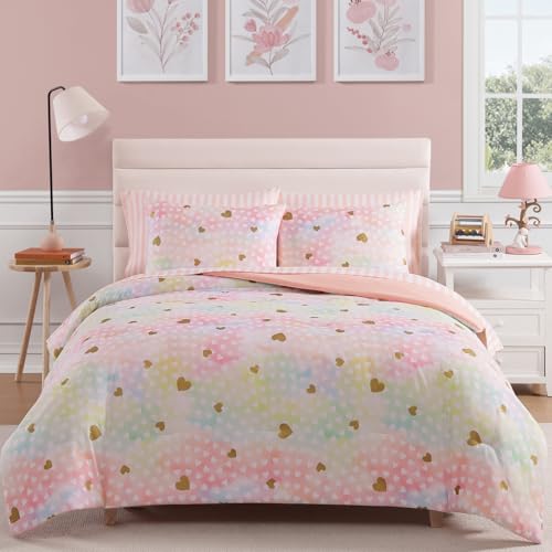Queen Comforter Set with Sheets for Girls