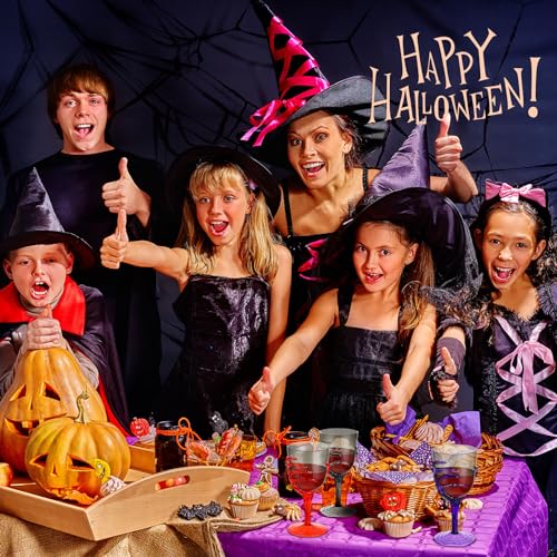 24 Pcs 12oz Halloween Skeleton Hand Goblets Clear Plastic Halloween Cups Skull Wine Glass Set for Creepy Spooky Party Decorations (24 Count)