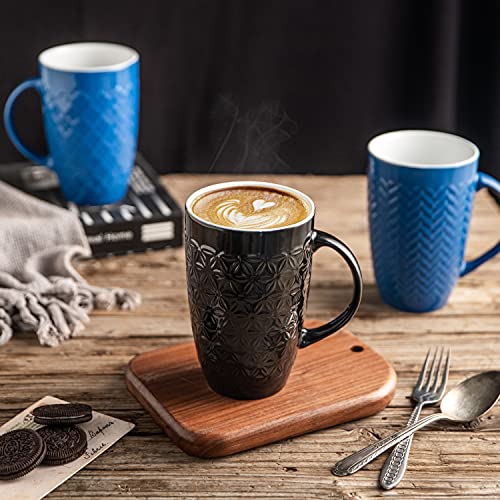 20 oz Large Coffee Mugs Set of 6 (6 Count)