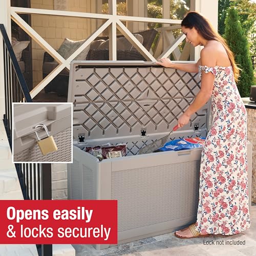 Extra Large Resin Outdoor Storage Deck Box