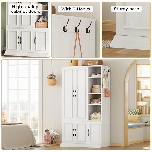 Armoire Wardrobe Closet 70" H