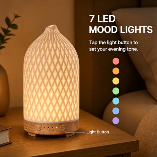 200ML Ceramic Essential Oil Diffuser for Home