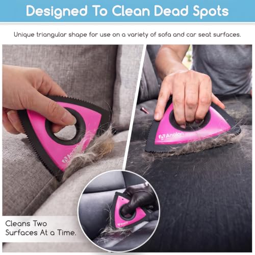 Mini Pet Hair Remover for Car Detailing Dog Hair Tool Brush