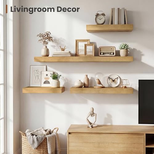 12 Inch Deep Floating Shelves 36” Set of 2 (2 Count)