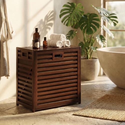Tilt Out Laundry Hamper with Shelf