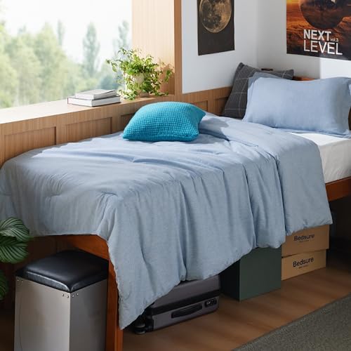 Light Blue Twin Comforter Set