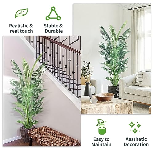 6FT 2Packs Artificial Palm Tree (2 Count)