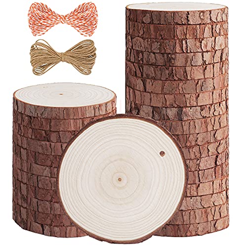 Natural Wood Slices (30 Count)