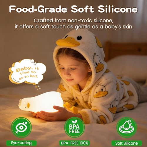 Lying Flat Duck Night Light