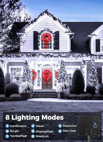 Solar String Lights Outdoor (40 Foot)