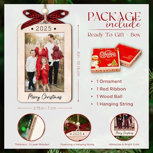 2025 Christmas Ornament Picture Frame