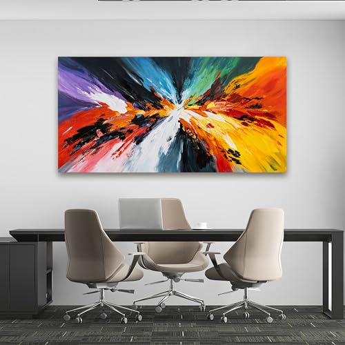 Abstract Wall Art Decor Modern Colorful Wall Art Prints For Bedroom 24"x48"