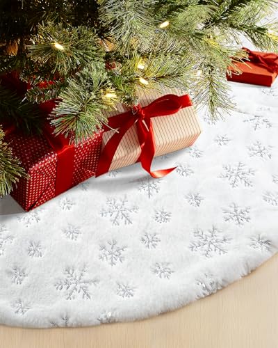 36 Inches Faux Fur Christmas Tree Skirt