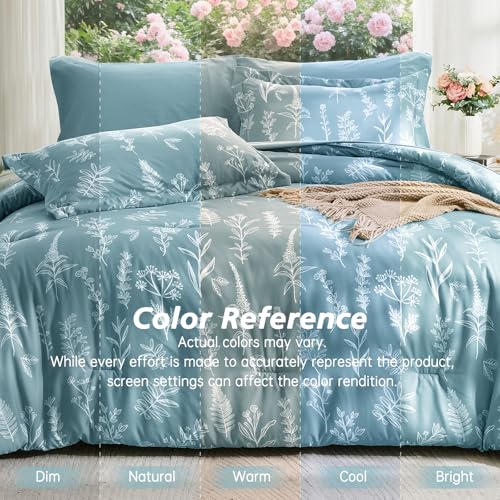 Blue Bed in a Bag King 7 Pieces