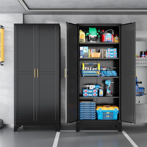 Black Metal Storage Cabinet
