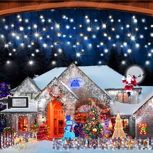 Christmas Lights Outside Decor 33FT 400 LED Indoor Light Connectable