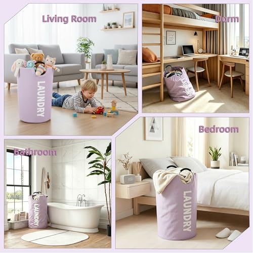 115L Collapsible Laundry Bag with Handle