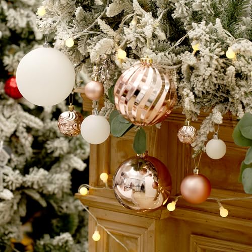 50pcs Shatterproof Christmas Ball Tree Ornaments (50 Count)