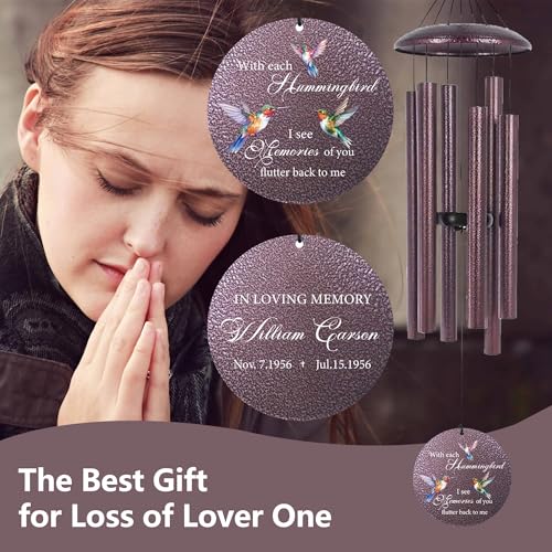 Personalized Memorial Wind Chime for Loss of Loved One 30