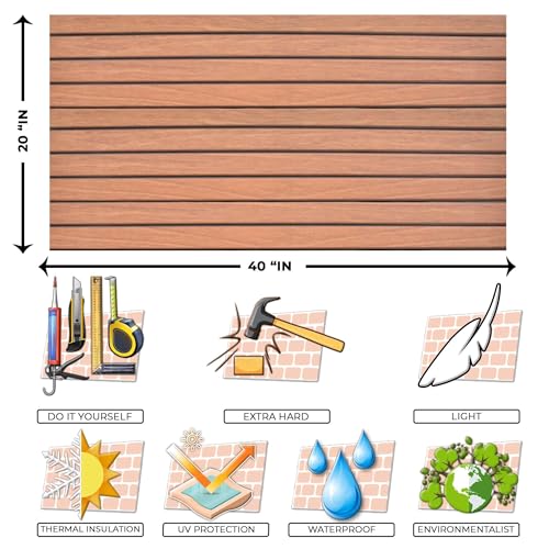 3D Wood Effect Wall Panels