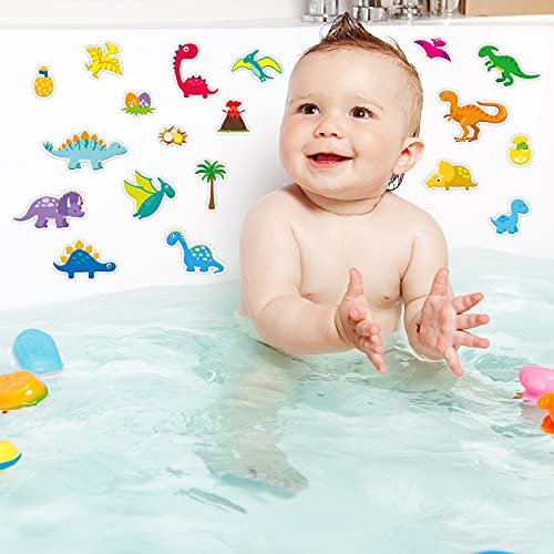 40 PCS Dinosaur Thick Gel Clings Dinosaurs Window Gel Clings Decals Stickers for Kids Toddlers and Adults Home Airplane Classroom Nursery Winter Dinosaurs Party Supplies Decorations Removable and (40 Count)
