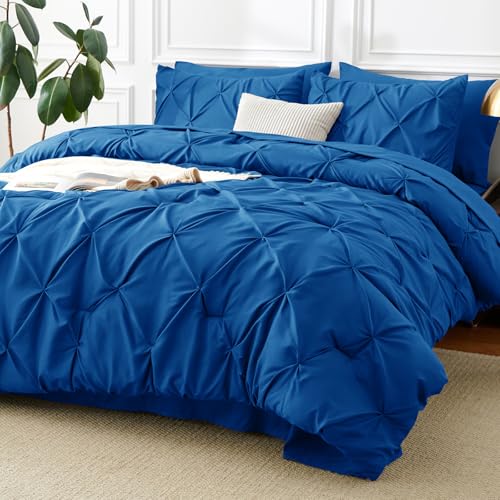 Oversized King Comforter Set Classic Blue
