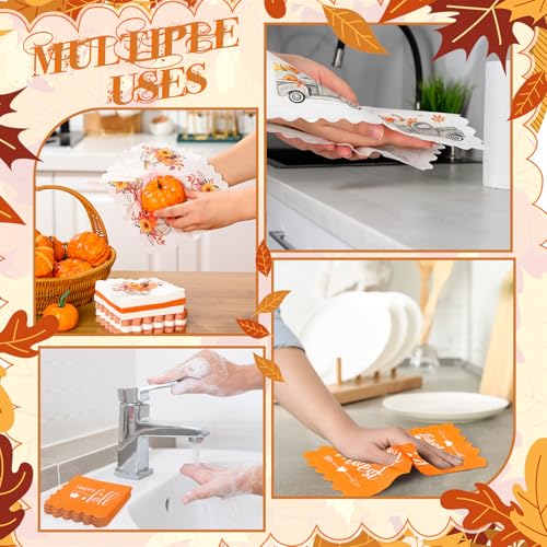 150 Pcs Fall Paper Napkins for Decoupage 5 x 5 Inches