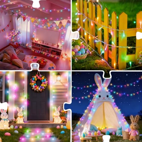 66ft Easter Decorative Mini Lights (200 Count)