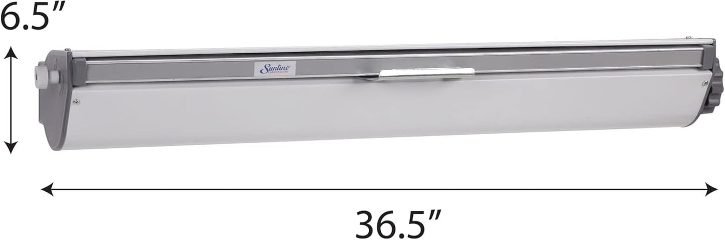 Household Essentials Retractable 5-Line Dryer, White - NestledHome
