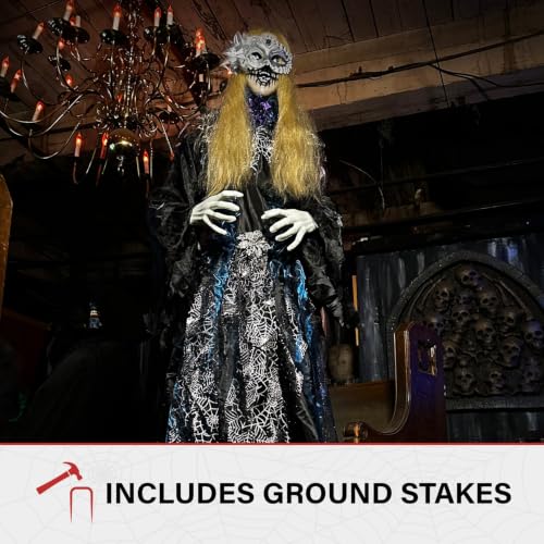 5.9 Ft. Animatronic Standing Masquerade Lady