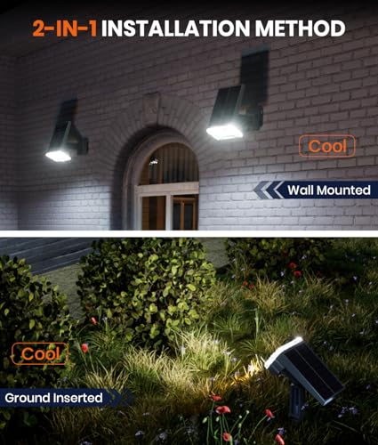 Solar Spot Lights Outdoor (4 Count)