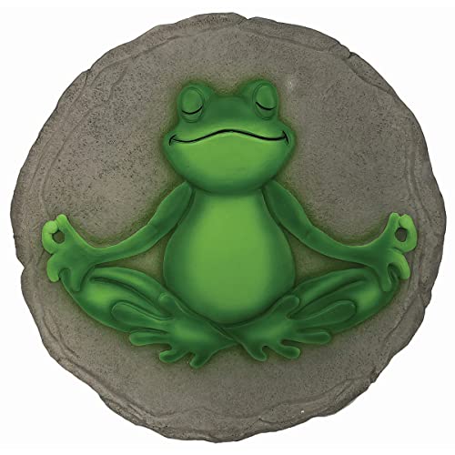 Garden Décor Yoga Frog Stepping Stone Decorative for