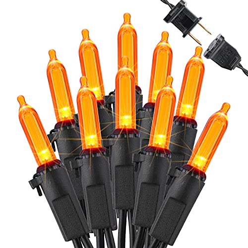 Orange Halloween String Lights Connectable (33 Foot)