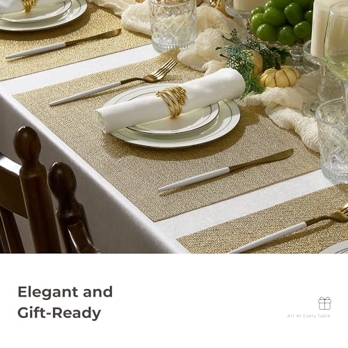 Gold Placemats Set of 4 (4 Count)
