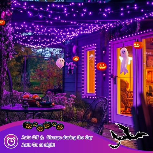 2 Pack Solar Halloween Lights (66 Foot)