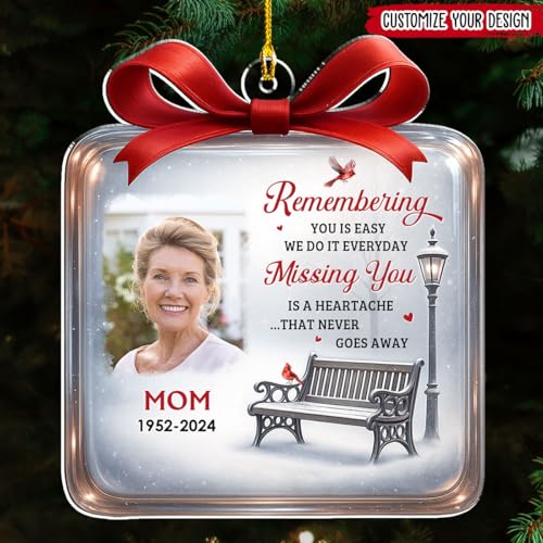 Personalized Custom Photo Acrylic Ornament