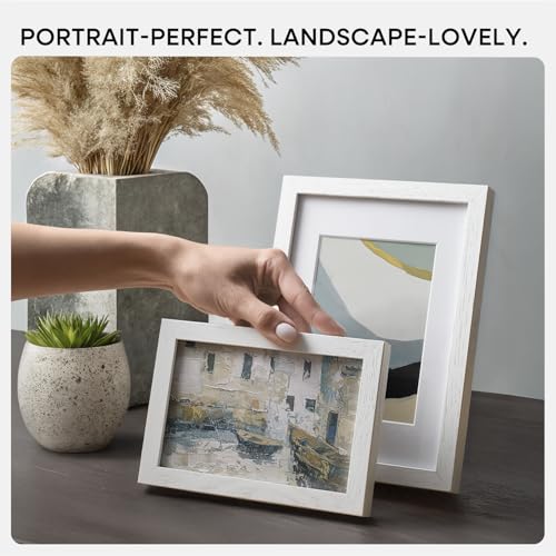 8.5x11 White Oak Picture Frame
