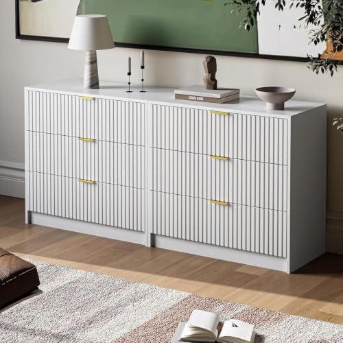3 Drawer Nightstand Set of 2